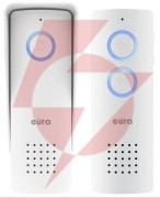 Domofon bezprzewodowy eura adp-80a3 biały