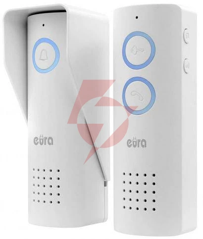 Domofon bezprzewodowy eura adp-80a3 biały