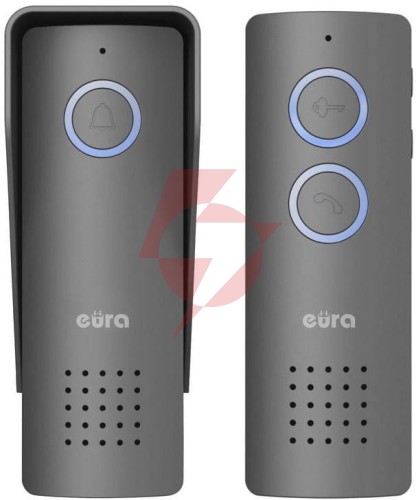 Domofon bezprzewodowy eura adp-80a3 grafit