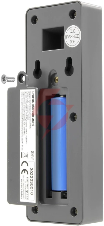 Domofon bezprzewodowy eura adp-80a3 grafit
