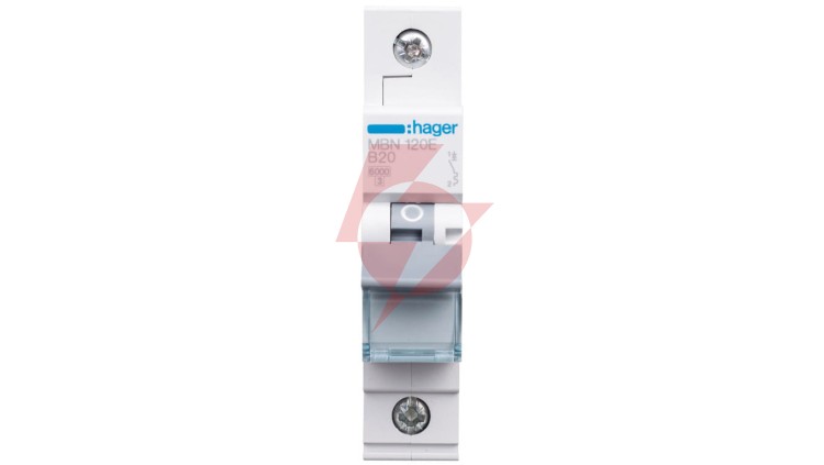 Wyłącznik nadprądowy 1P B 20A 6kA AC MBN120E