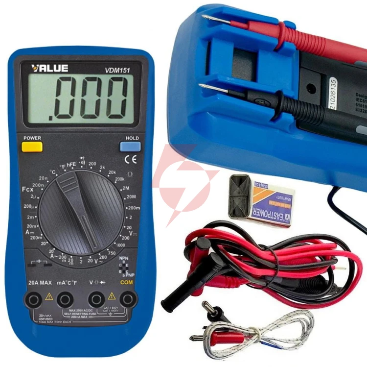 Multimetr cyfrowy value vdm-151