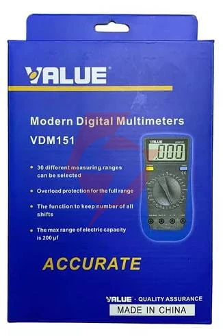 Multimetr cyfrowy value vdm-151
