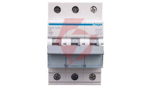 Wyłącznik nadprądowy 3P B 6A 6kA AC MBN306E
