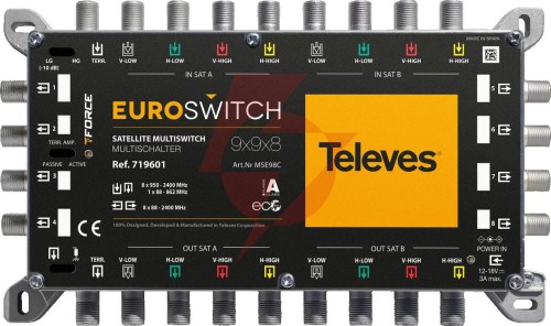 Multiswitch euroswitch 9x9x8 ref. 719601 