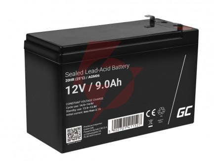 Akumulator agm green cell vrla 12v 9ah