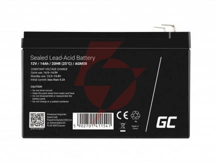 Akumulator agm green cell vrla 12v 14ah