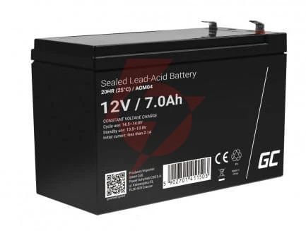 Akumulator agm green cell vrla 12v 7ah