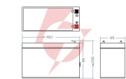 Akumulator agm green cell vrla 12v 7ah