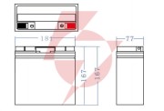 Akumulator agm green cell vrla 12v 18ah