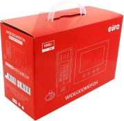 Wideodomofon eura vdp-90a3 delta + biały monitor tuya 