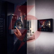 Wideodomofon eura vdp-90a3 delta + biały monitor tuya 