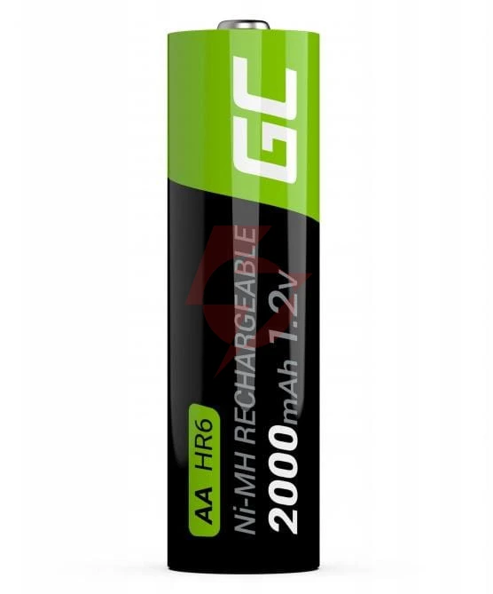 Akumulatorki green cell 2x aa hr6 2000mah gr06