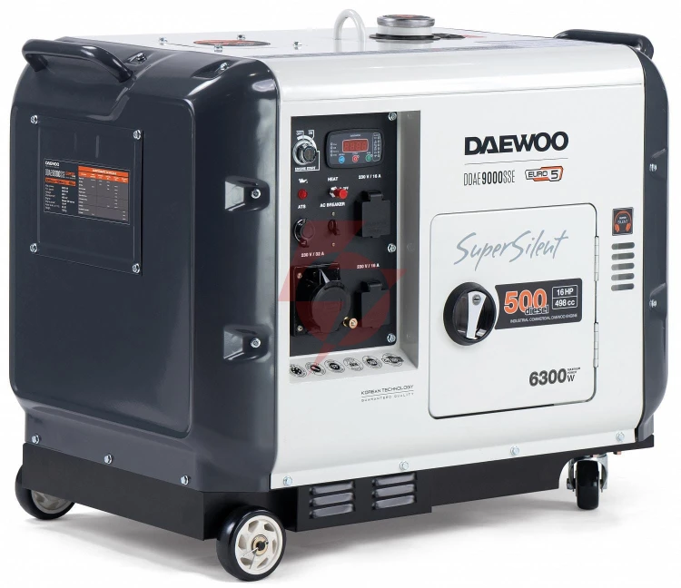 Agregat prądotwórczy diesel daewoo ddae 9000sse 6.3kw