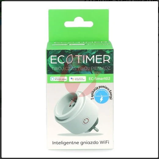 Gniazdko wifi ec-smart02 - inteligentne