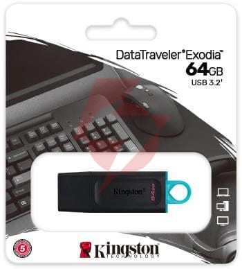 Kingston pendrive data traveler exodia 64gb usb3.1 gen1