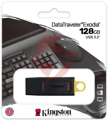 Kingston pendrive data traveler exodia 128gb usb3.1 gen1