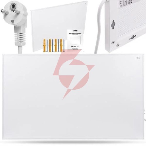 Panel grzewczy ir cronos carbon p800 white