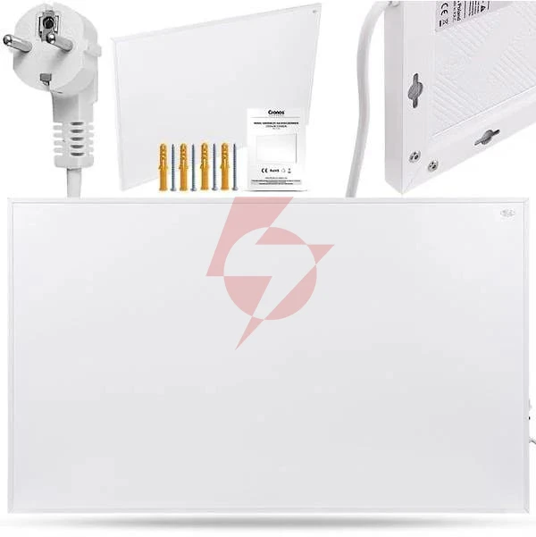 Panel grzewczy ir cronos carbon p800 white