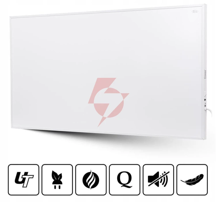 Panel grzewczy ir cronos carbon p800 white