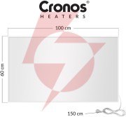 Panel grzewczy ir cronos carbon p800 white