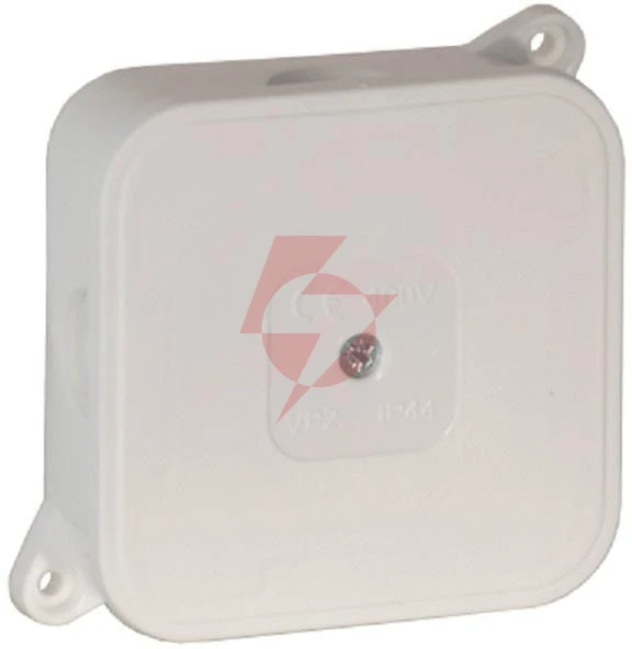 Puszka natynkowa pusta 4 wlotów viplast vp-2 biała ip44 85x85x35mm 027-01