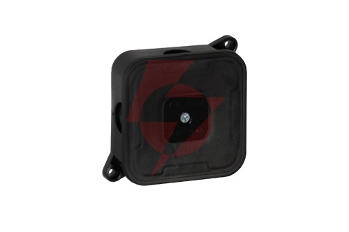 Puszka natynkowa pusta 4 wlotów viplast vp-2 czarna ip44 85x85x35mm 027-05