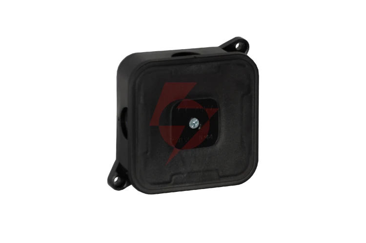 Puszka natynkowa pusta 4 wlotów viplast vp-2 czarna ip44 85x85x35mm 027-05