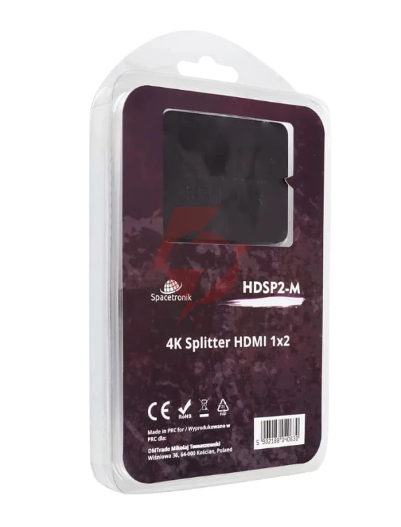 Rozgałęźnik mini hdmi 1x2 spacetronik hdsp2-m 1/2