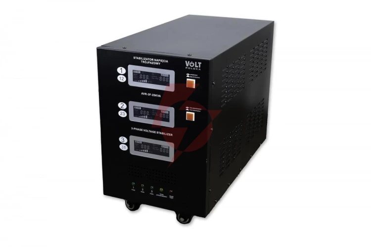 Stabilizator napięcia trójfazowy volt polska avr pro 25000va 3% servo 3-f