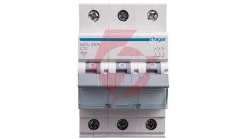 Wyłącznik nadprądowy 3P C 10A 6kA AC MCN310E