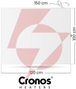Panel grzewczy ir cronos synthelith pro crp-1200twp white