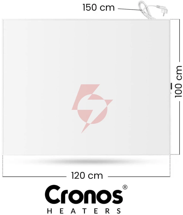 Panel grzewczy ir cronos synthelith pro crp-1200twp white