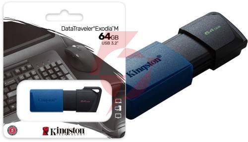 Pendrive kingston data traveler exodia m 64gb usb3.2 gen1