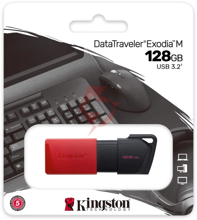 Pendrive kingston data traveler exodia m 128gb usb3.2 gen1