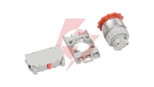 Przycisk sterowniczy 22mm czerwony bez samopowrotu 1R SP22-B-01