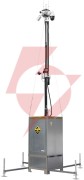 Mobilna wieża do zdalnego wideomonitoringu cctv icam-tower 5mq3