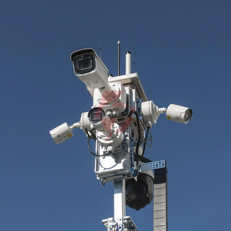 Mobilna wieża do zdalnego wideomonitoringu cctv icam-tower 5mq3