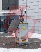 Mobilna wieża do zdalnego wideomonitoringu cctv icam-tower 5mq3