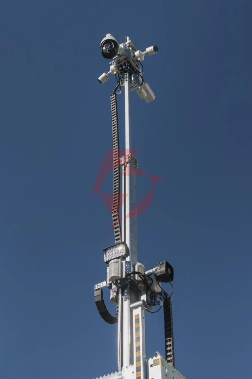 Mobilna wieża do zdalnego wideomonitoringu cctv icam-tower 5mq3