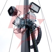 Mobilna wieża do zdalnego wideomonitoringu cctv icam-tower 5mq3