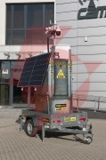 Mobilna wieża do zdalnego wideomonitoringu cctv icam-tower 5mq3