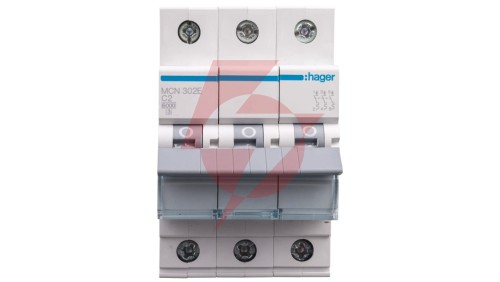 Wyłącznik nadprądowy 3P C 2A 6kA AC MCN302E