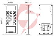 Terminal kontroli dostępu hikvision ds-k1t502dbfwx-c