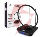 Antena pokojowa dvb-t2 spacetronik locus tv zasilacz 45db
