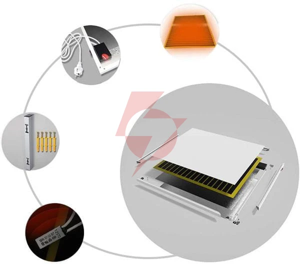 Panel grzewczy ir cronos graphene pro cgp-1100twp white