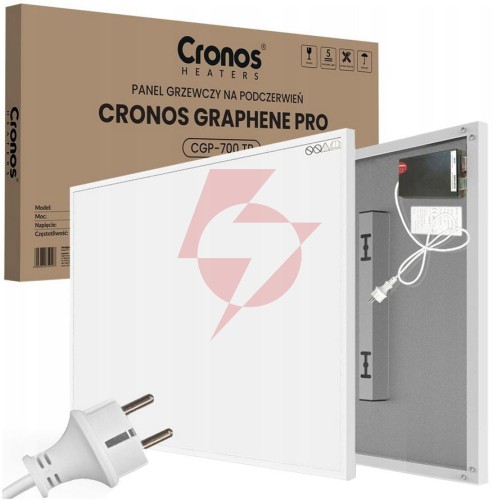 Panel grzewczy ir cronos graphene pro cgp-700twp white