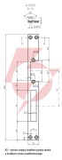 Płaskownik długi hartte ok-p4, 3mm, stc, otwarty