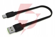 Kabel usb-a / usb-c green cell matte 25cm ultra charge quick charge 3.0 kabgc03