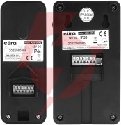 Domofon eura adp-09a3 czarny, głośnomówiący 